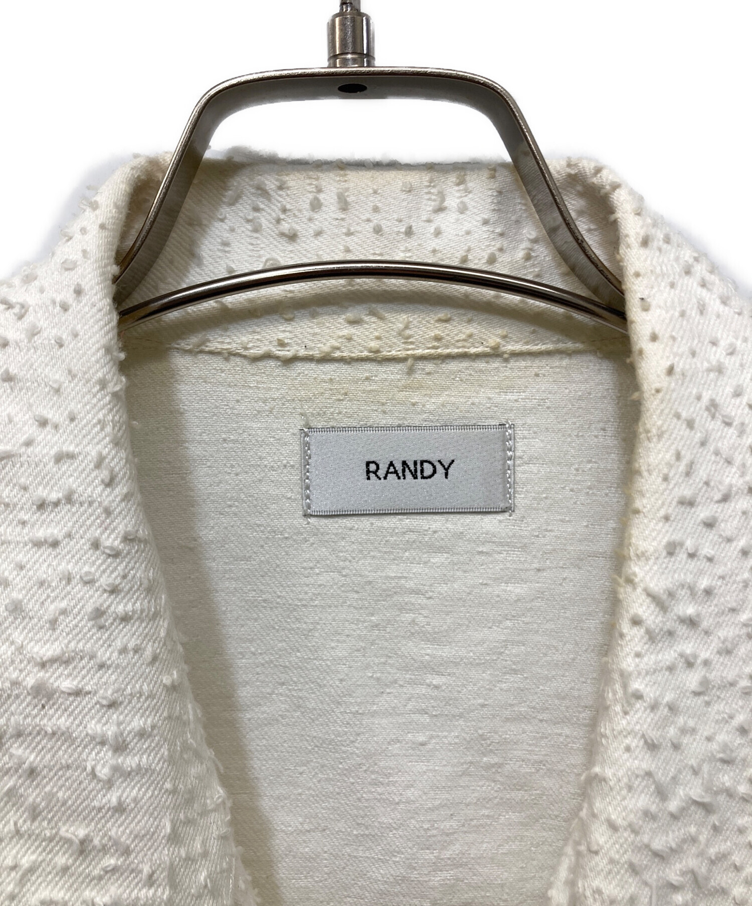 中古・古着通販】Randy (ランディー) ジップアップジャケット ホワイト 