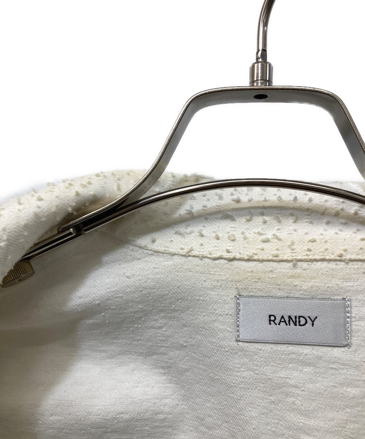 中古・古着通販】Randy (ランディー) ジップアップジャケット ホワイト 