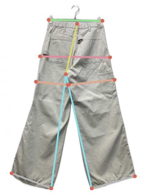 中古・古着通販】GOOD GRIEF! (グッドグリーフ) DAMAGED PAINTER PANTS