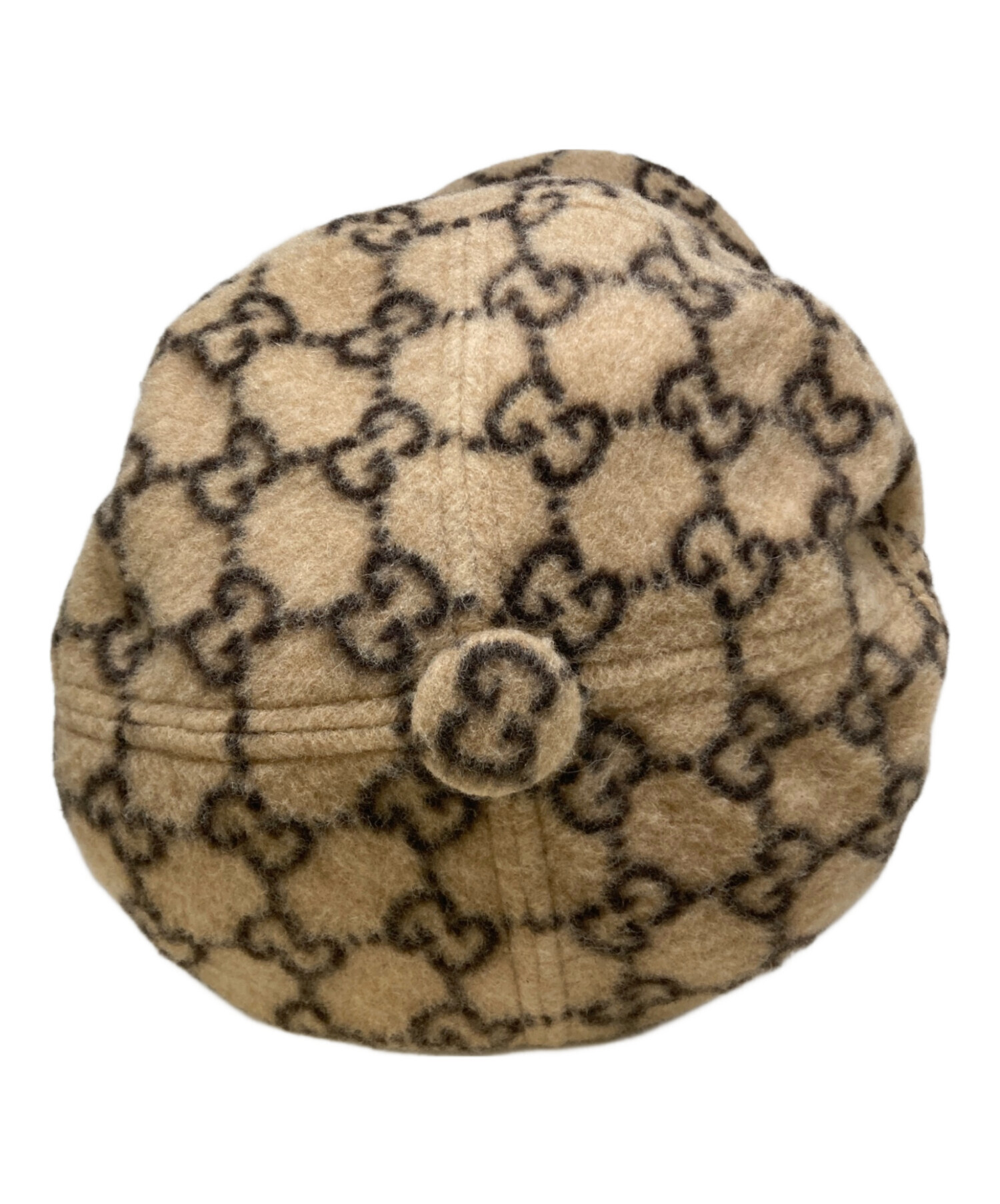 中古・古着通販】GUCCI (グッチ) GG柄ウールキャスケット ベージュ