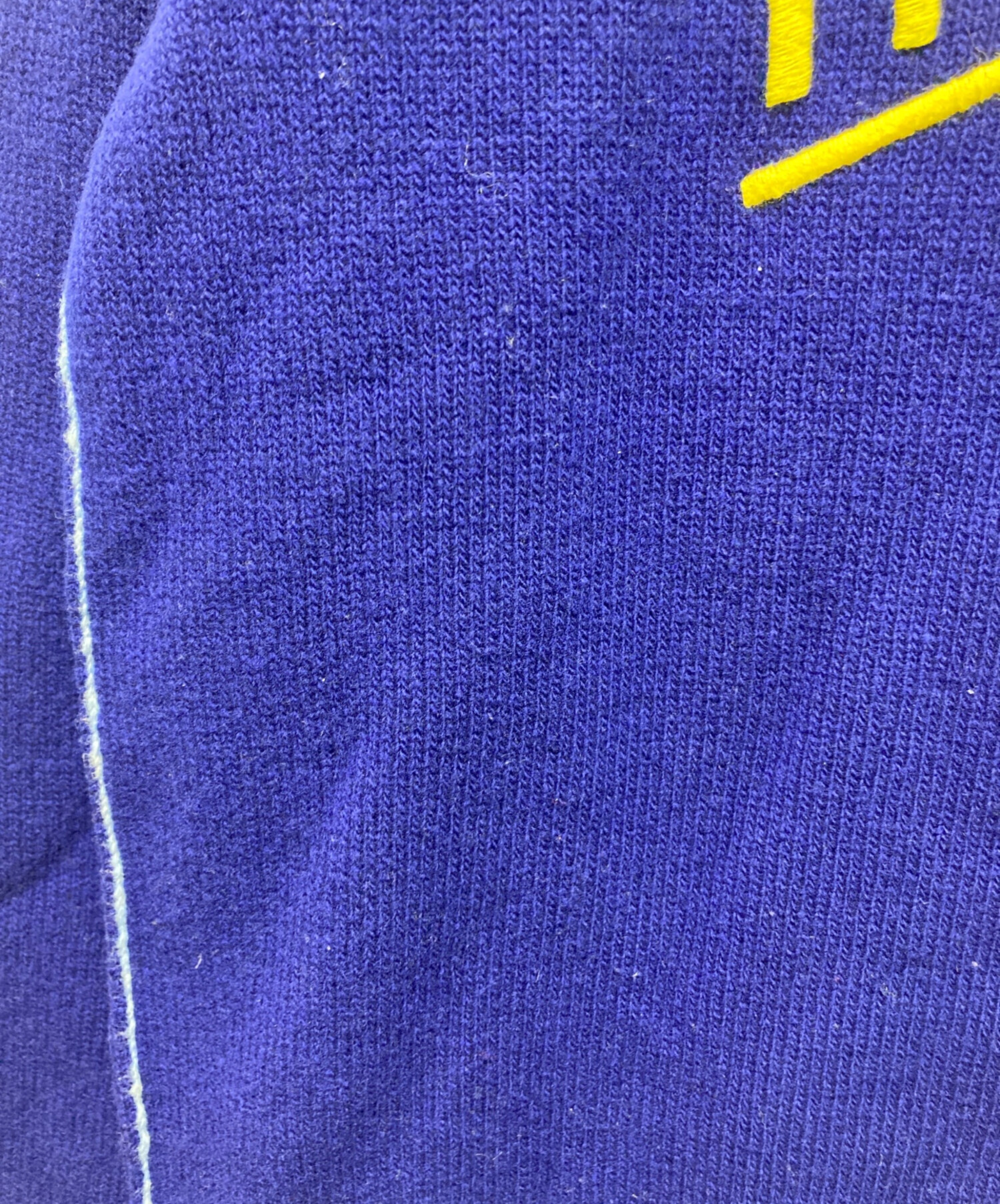 中古・古着通販】MARNI (マルニ) ラウンドネックロゴセーター ブルー