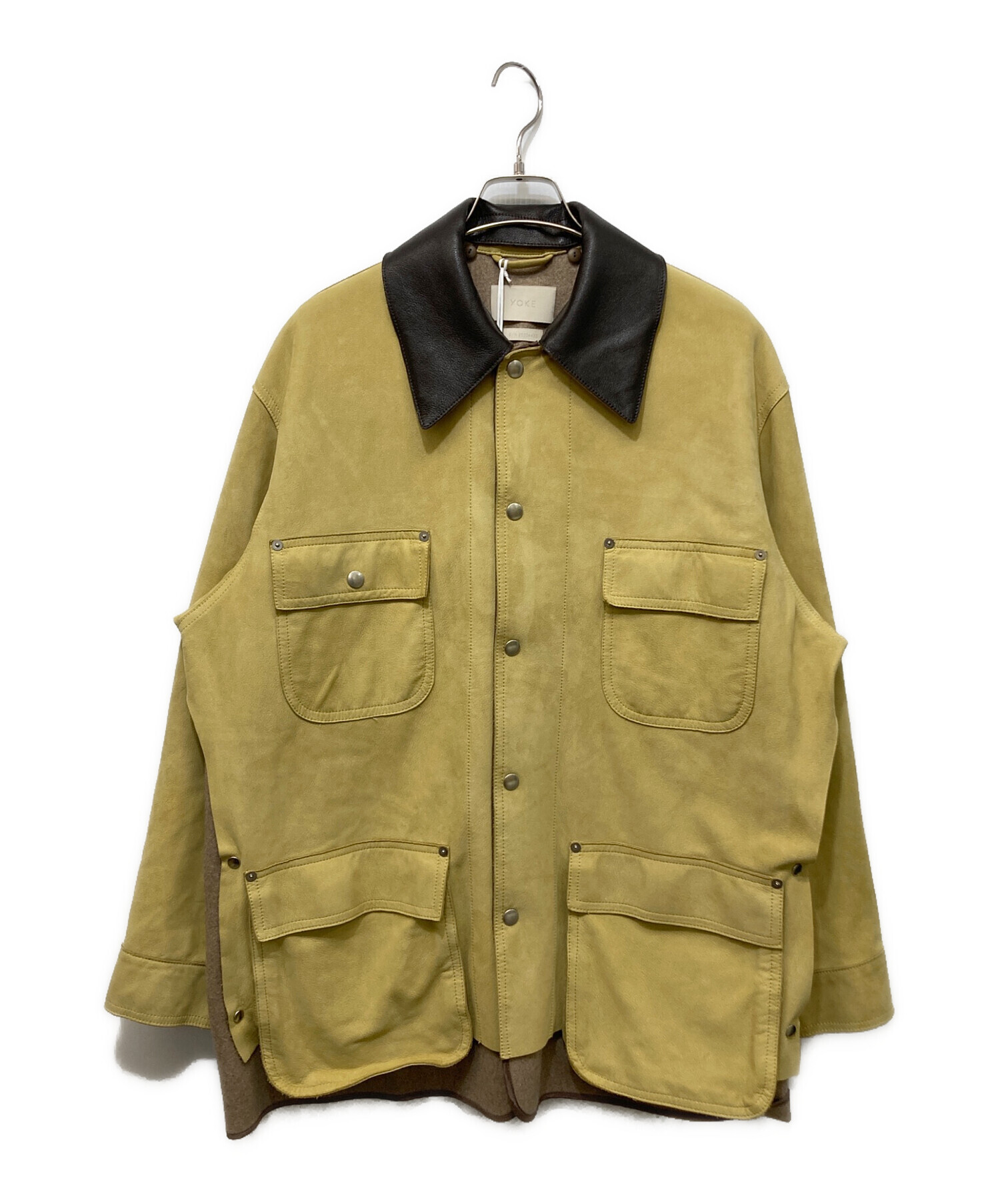 中古・古着通販】YOKE (ヨーク) Nuback Leather Coverall Jacket