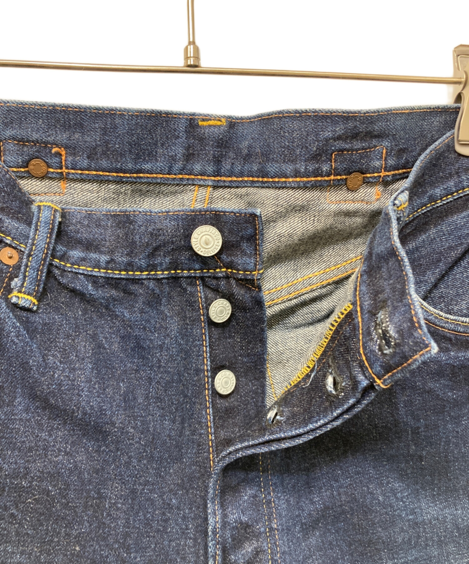 中古・古着通販】EVISU (エヴィス) カモメプリントデニムパンツ