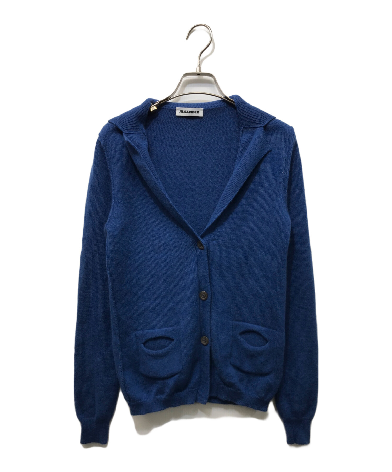 中古・古着通販】JIL SANDER (ジルサンダー) 襟付カシミヤカーディガン