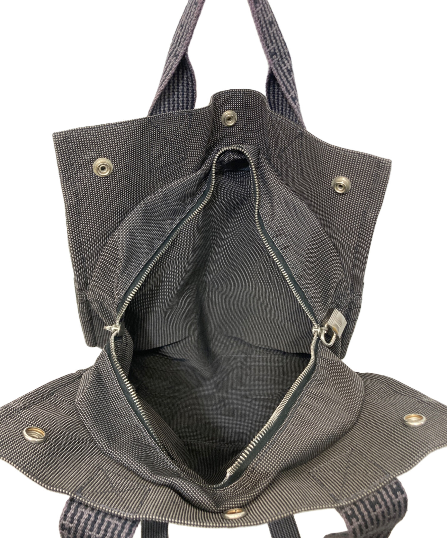 ☆HERMES エルメス エールライン アドPM キャンバス シルバー金具
