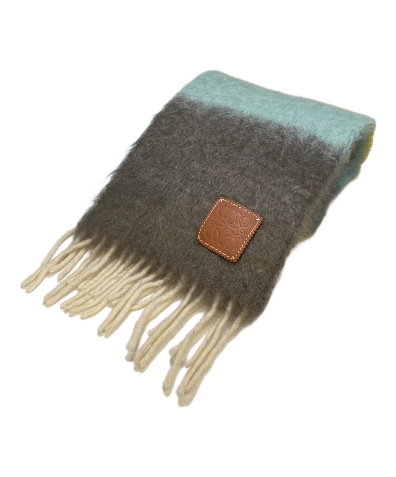 中古・古着通販】LOEWE (ロエベ) アナグラムモヘア混マフラー マルチ