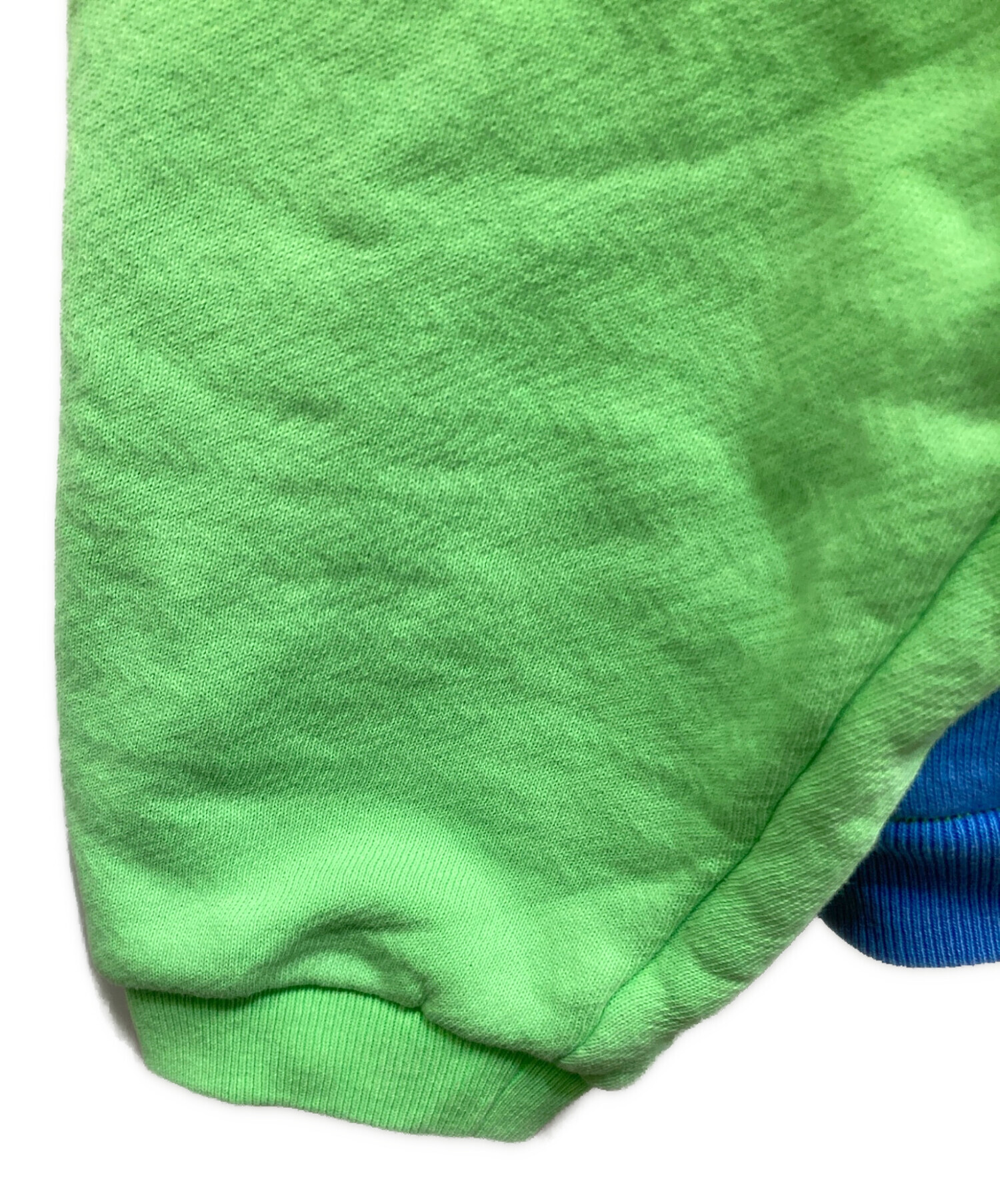 中古・古着通販】ERL (イーアールエル) Rainbow Hoodie Knit グリーン