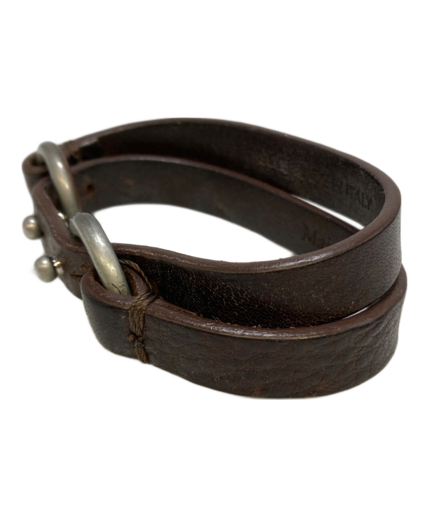 中古・古着通販】Maison Margiela (メゾンマルジェラ) レザーダブル