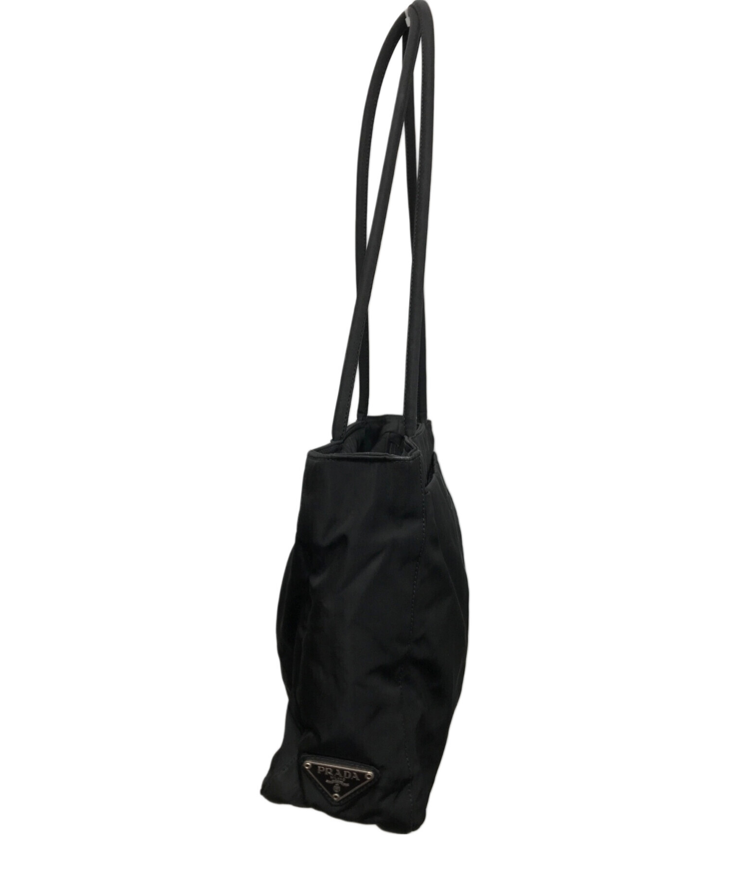 中古・古着通販】PRADA (プラダ) ナイロンハンドバッグ ブラック 