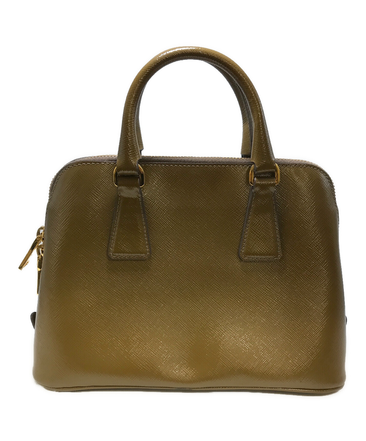 中古・古着通販】PRADA (プラダ) サフィアーノ 2WAYバッグ ブラウン 