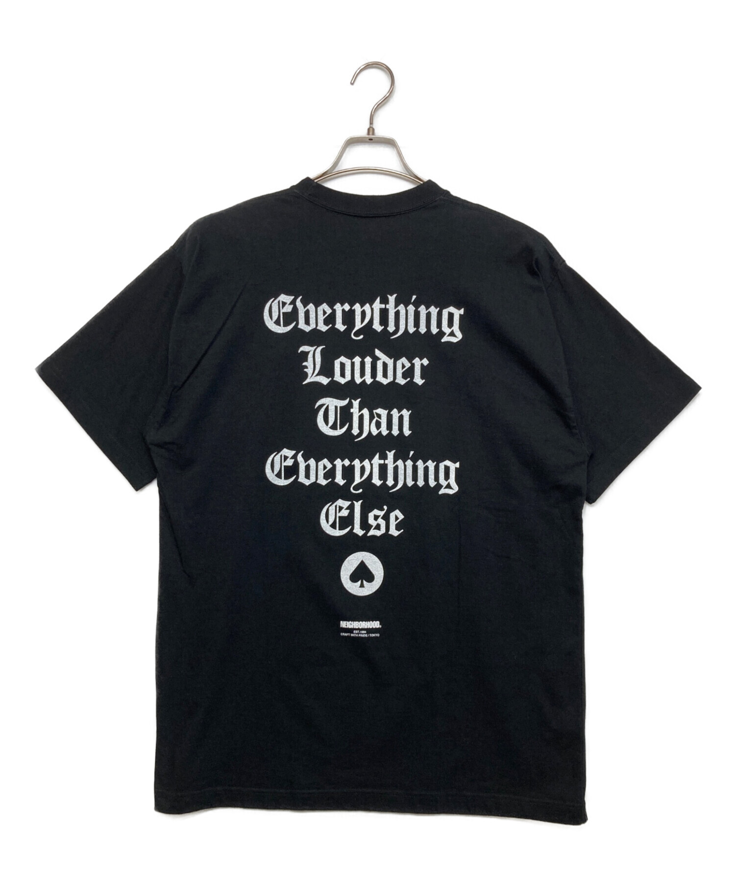 中古・古着通販】NEIGHBORHOOD (ネイバーフッド) Tシャツ ブラック 