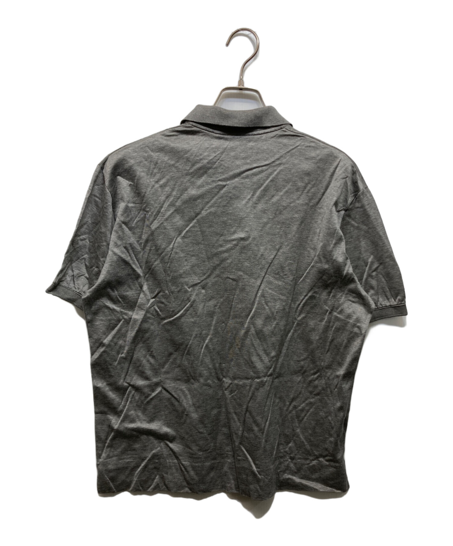 中古・古着通販】GUCCI (グッチ) 半袖ポロシャツ グレー サイズ:M 