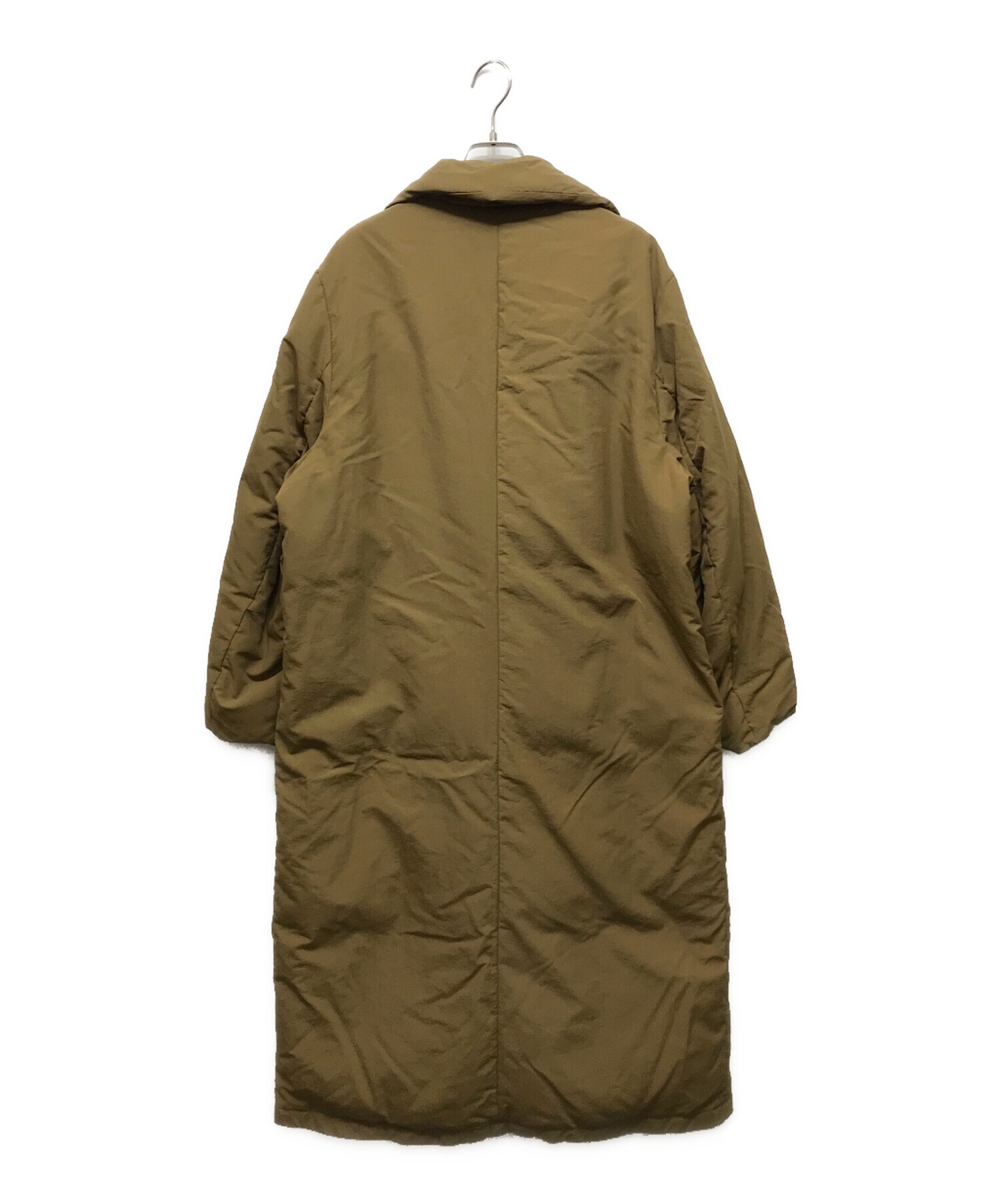 中古・古着通販】anuke (アンヌーク) Standcollar Down Coat ブラウン