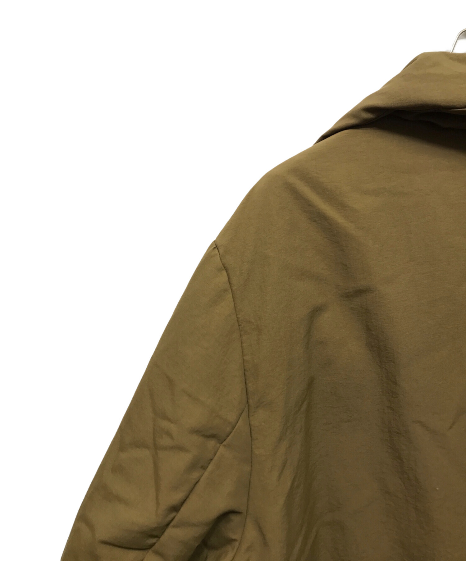 中古・古着通販】anuke (アンヌーク) Standcollar Down Coat ブラウン 
