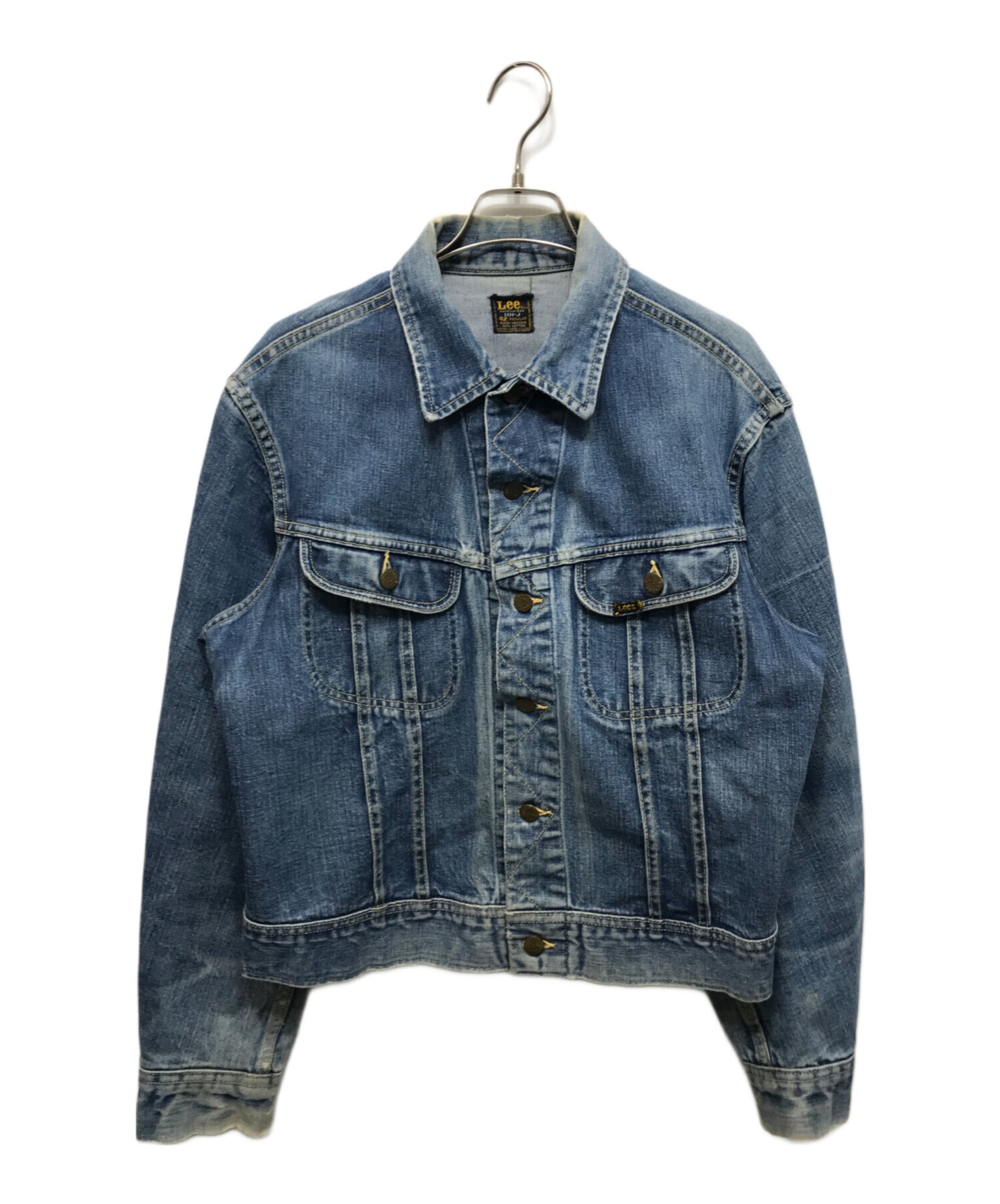 【値引】Lee 101J Ｇジャン　デニムジャケット　Ｍサイズ　インディゴ 中古 中古・古着通販】LEE (リー) 101-J デニムジャケット インディゴ