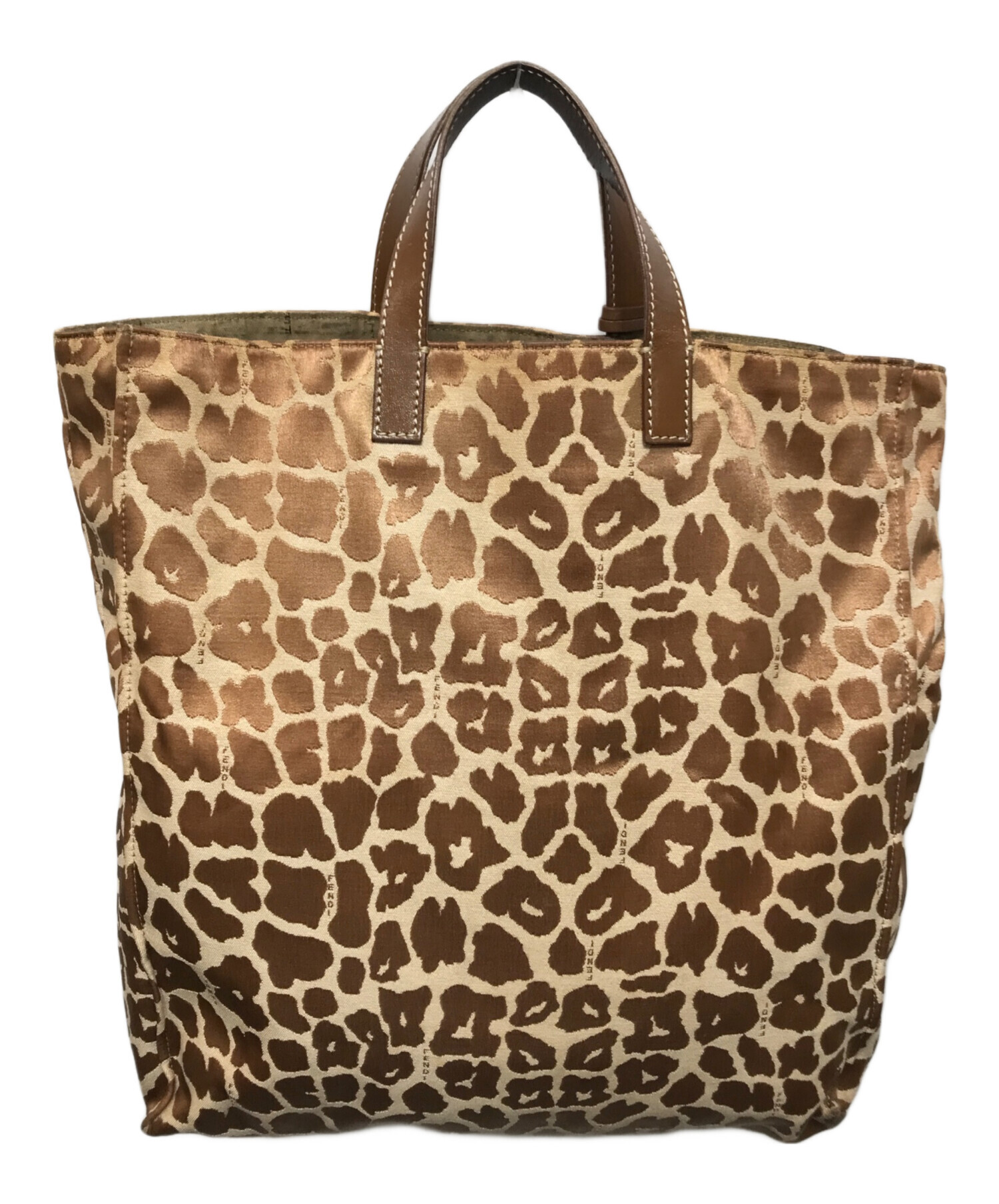 中古・古着通販】FENDI (フェンディ) レオパード トートバッグ