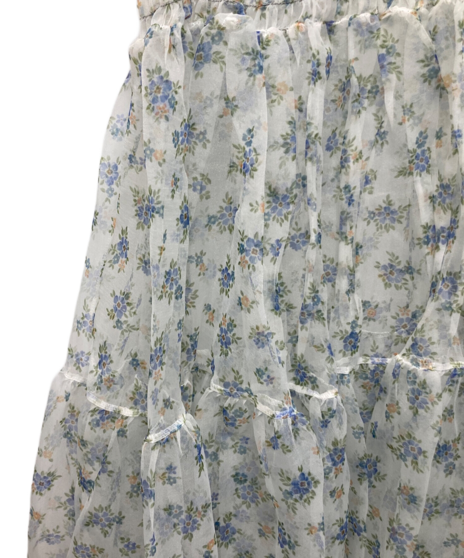 中古・古着通販】POPPY (ポピー) フラワーシースルー キャミドレス