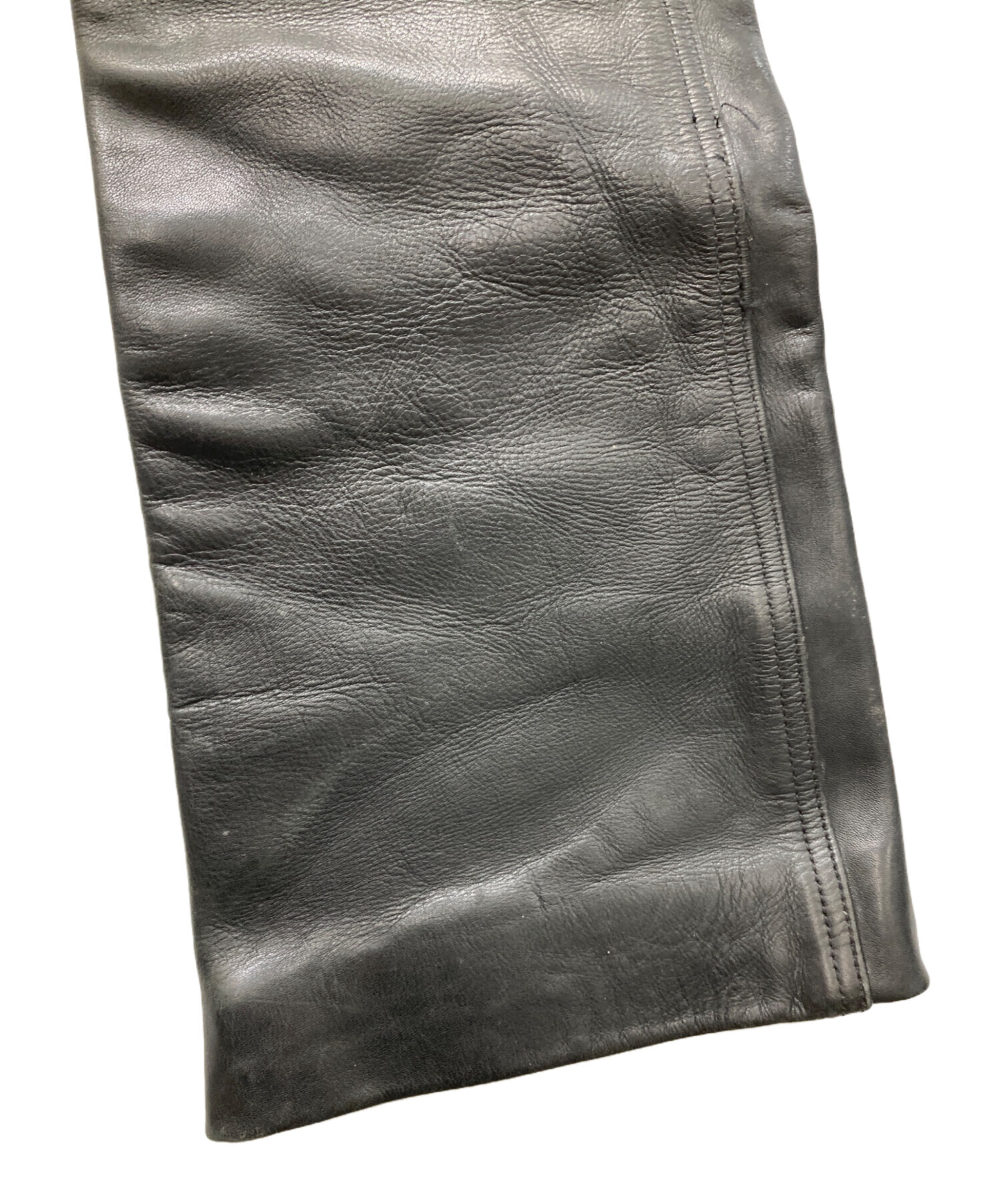 ハーレーダビッドソン　牛レザーパンツ 中古・古着通販】HARLEY-DAVIDSON (ハーレーダビッドソン) レザー