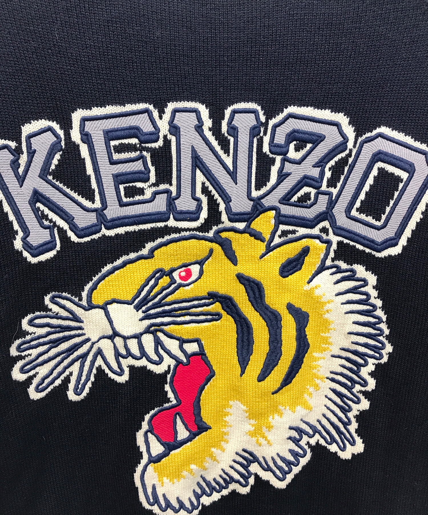 中古・古着通販】KENZO (ケンゾー) SEASONAL GRAPHIC JUMPER ネイビー