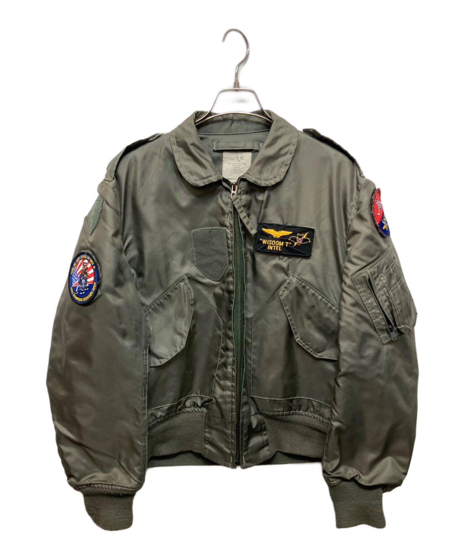 CWU-36/P フライトジャケット オリーブドラブ　80s 最終値下げ 中古・古着通販】US ARMY (ユーエスアーミー) CWU-36P フライト