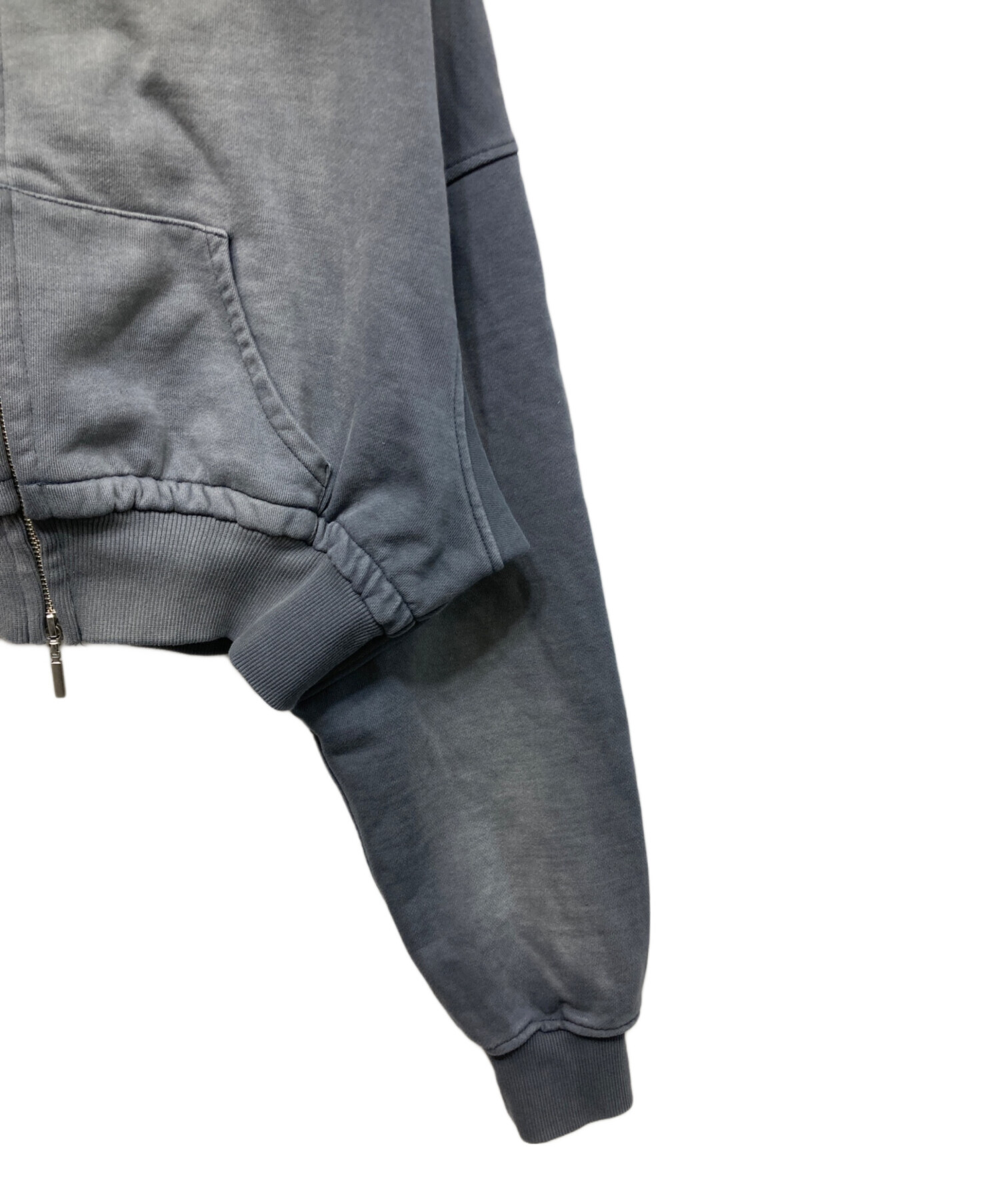 中古・古着通販】JOSE MOON (ジョゼムーン) CROP BIO HOODIE グレー