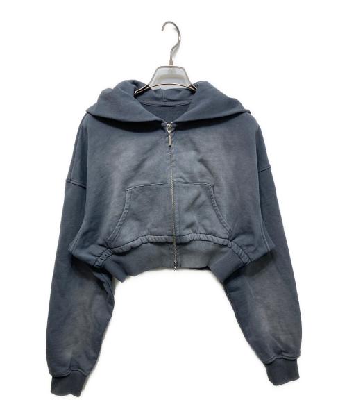 中古・古着通販】JOSE MOON (ジョゼムーン) CROP BIO HOODIE グレー