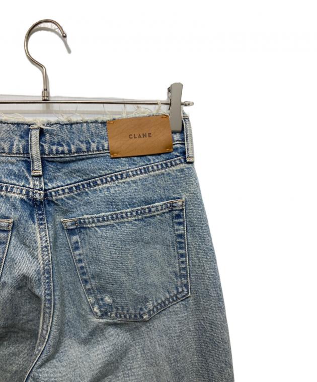 中古・古着通販】CLANE (クラネ) CRASH DENIM PANTS インディゴ サイズ
