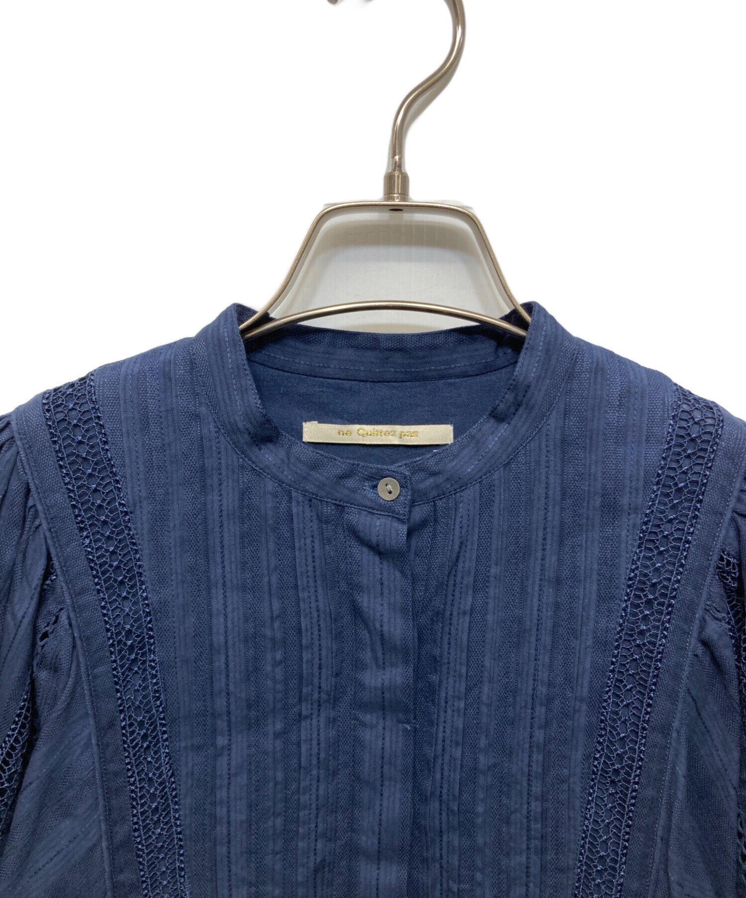 中古・古着通販】ne quittez pas (ヌキテパ) COTTON DOBBY STRIPE