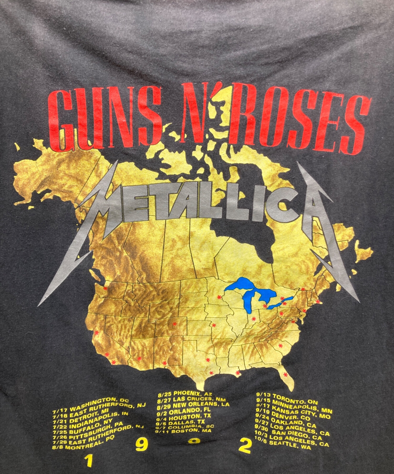 中古・古着通販】90'S Metallica Guns N' Roses (メタリカ ガンズ