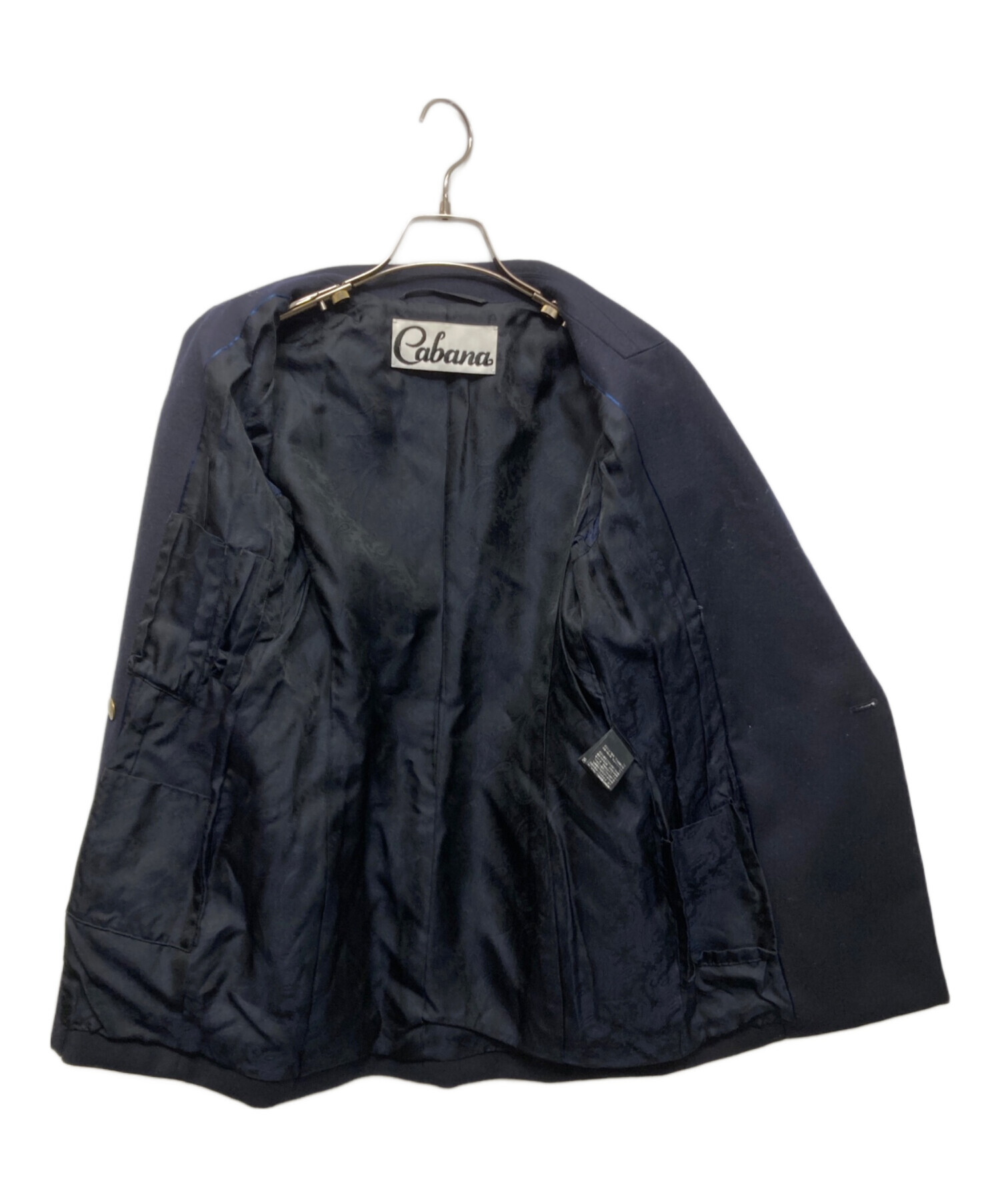中古・古着通販】Cabana (カバナ) ダブルブレストジャケット ネイビー 
