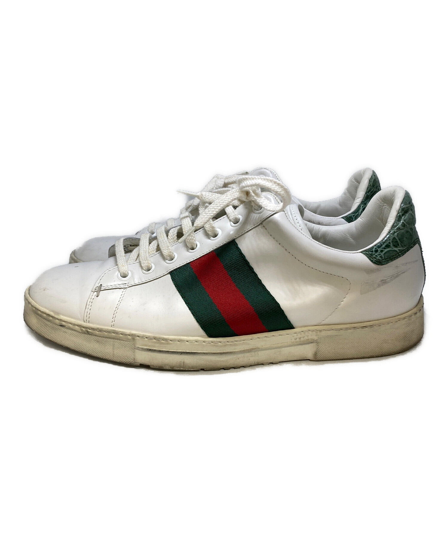 中古・古着通販】GUCCI (グッチ) シェリーラインローカットスニーカー
