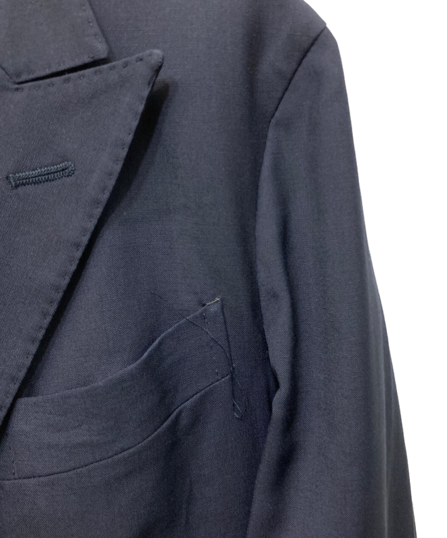 中古・古着通販】BOGLIOLI (ボリオリ) ダブルジャケット ネイビー