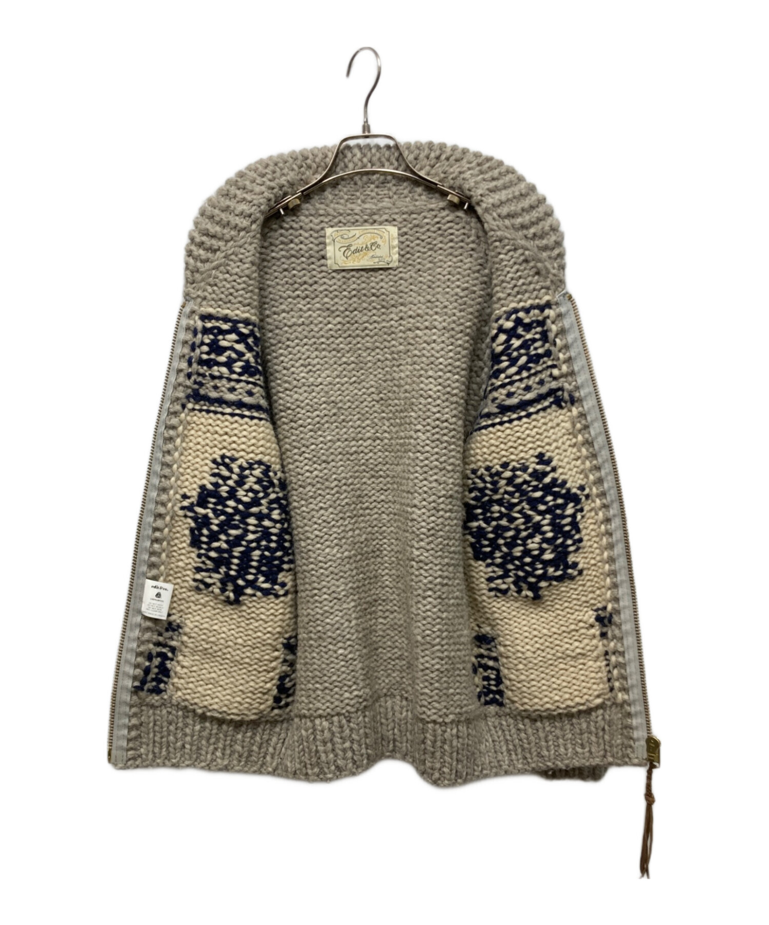 edit&amp;co カウチンニット 中古・古着通販】edit & co. (エディットアンドコー) カウチンニット
