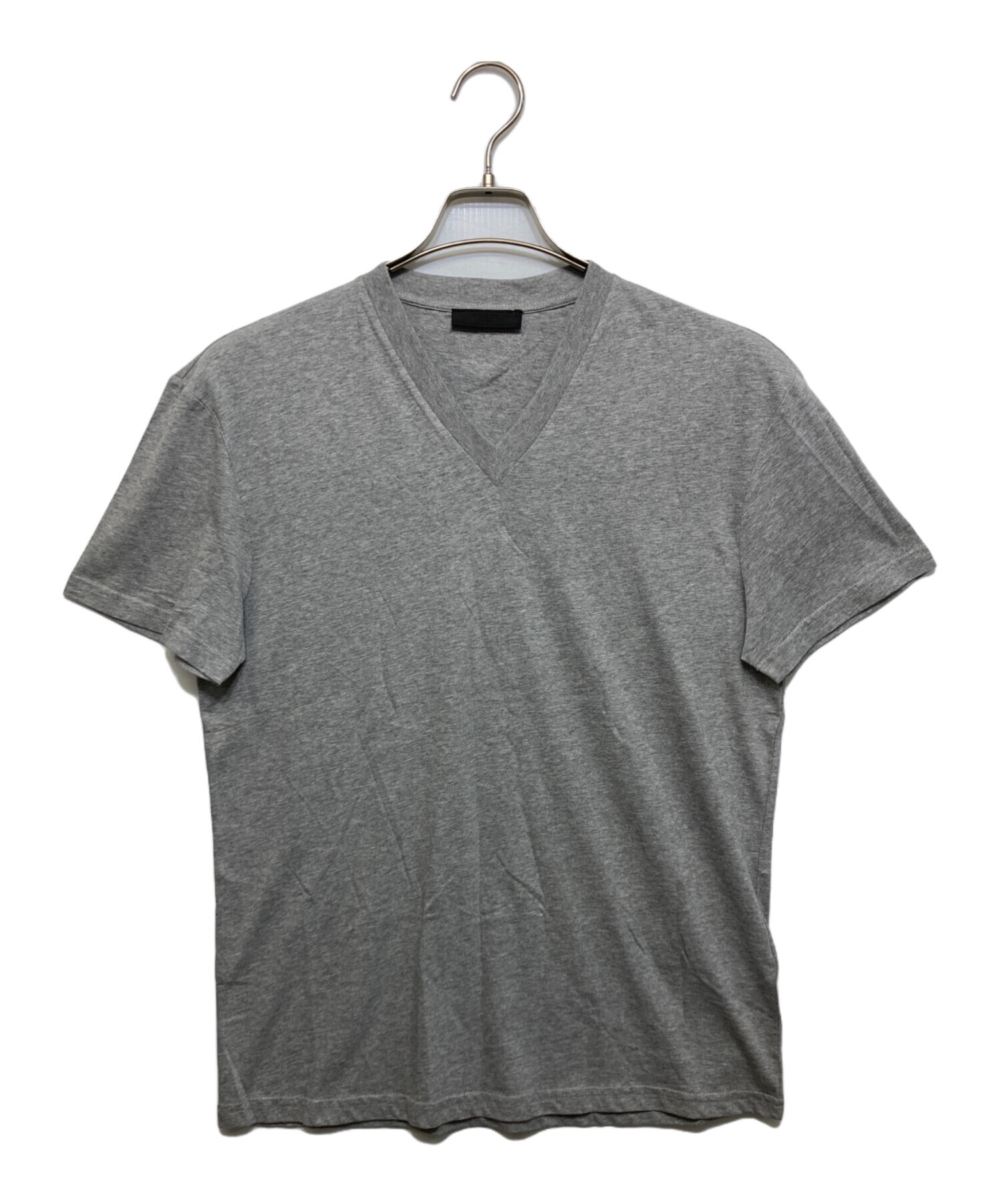 中古・古着通販】PRADA (プラダ) V Neck Cotton Tee ACU1 UJM493