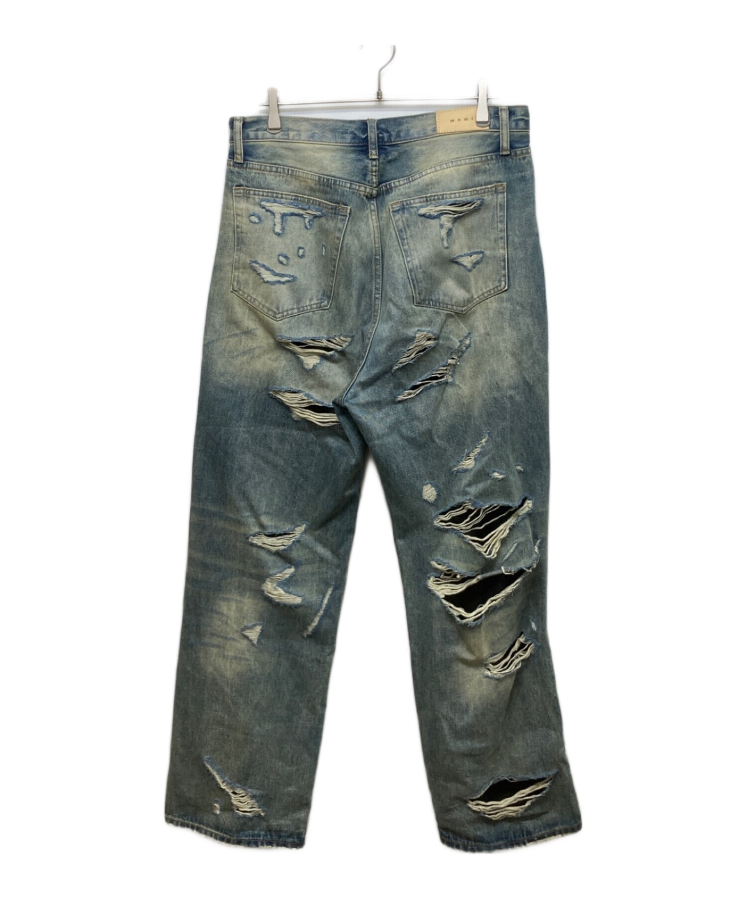 中古・古着通販】MNML (ミニマル) Ultra Baggy Distressed Denim