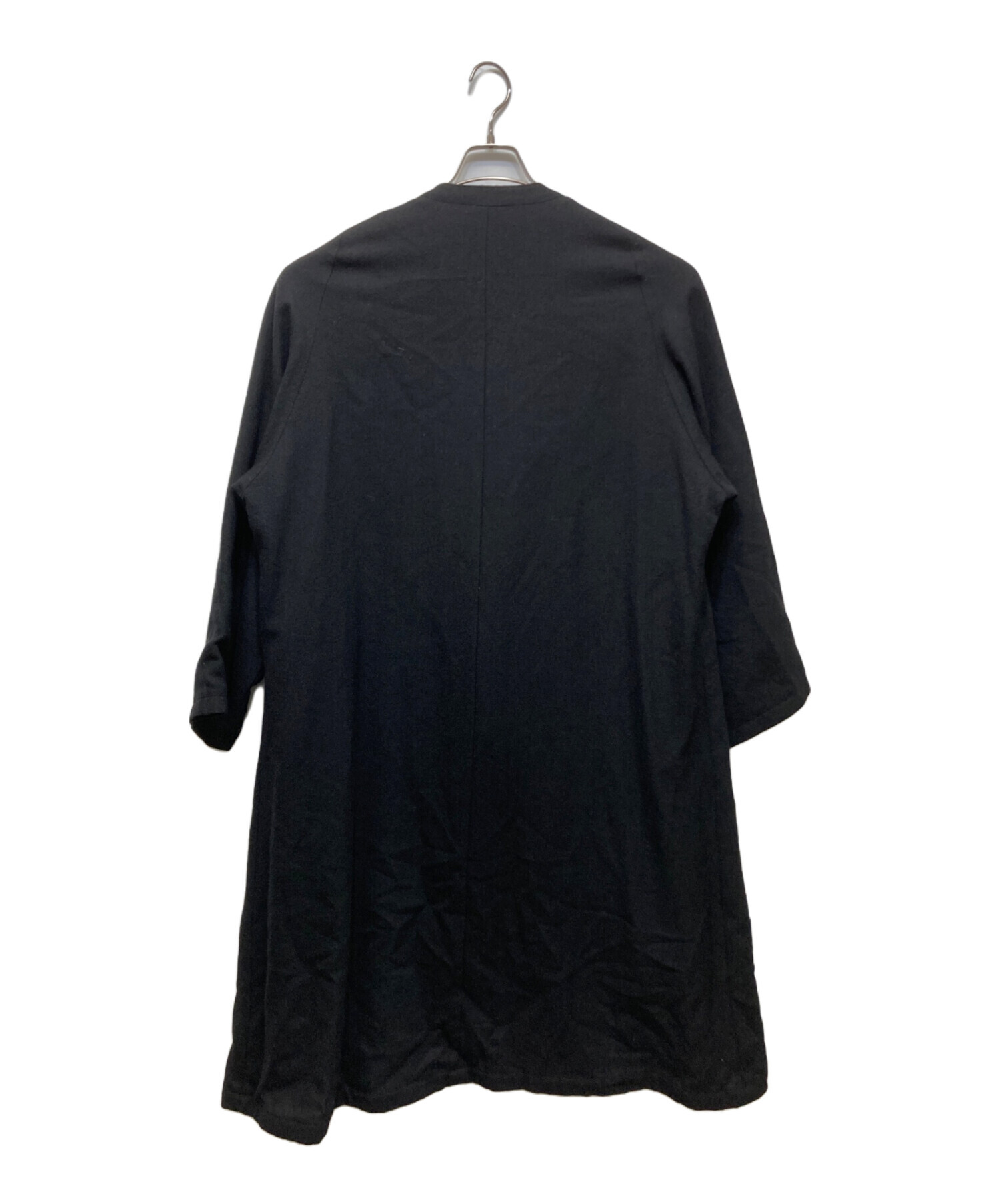 中古・古着通販】Y's (ワイズ) ウールコート ブラック サイズ:SIZE 2