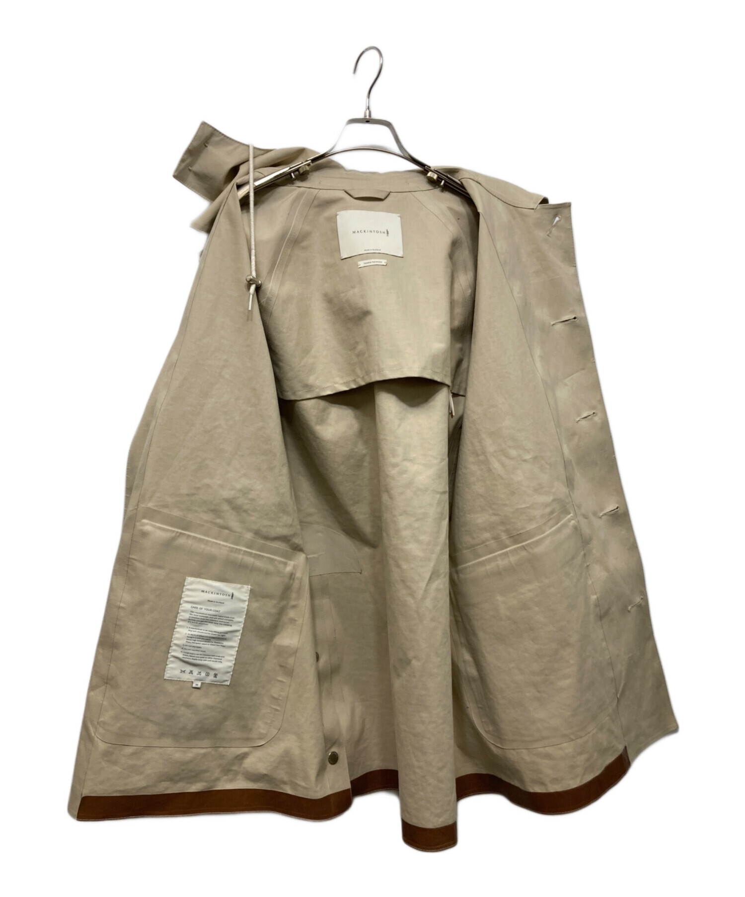 中古・古着通販】MACKINTOSH (マッキントッシュ) ゴム引きフーデッド