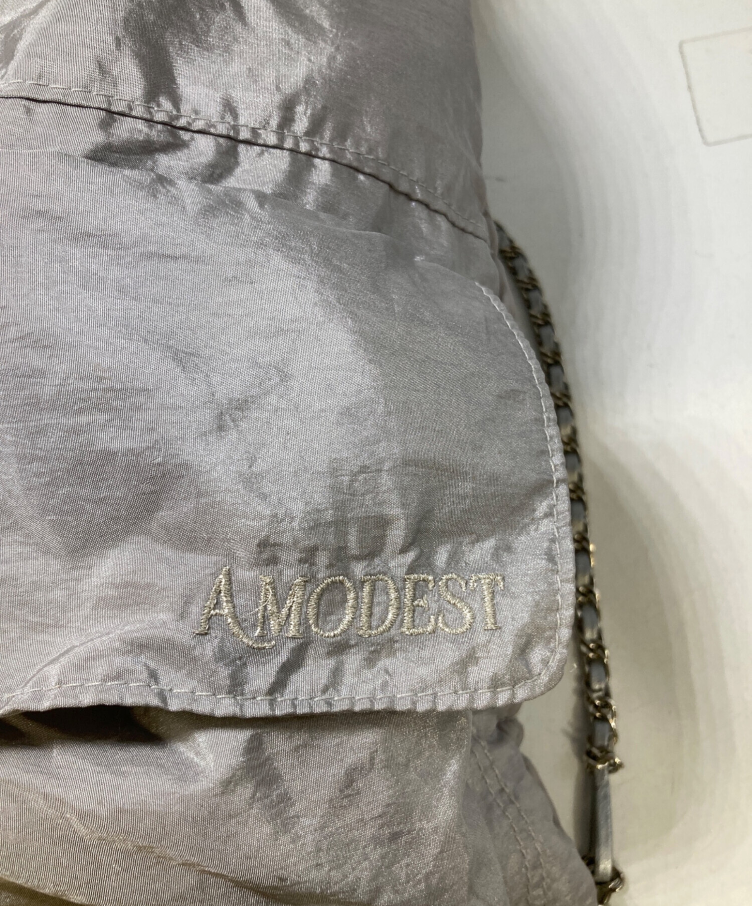 中古・古着通販】AMODEST (モデスト) バックパック シルバー｜ブランド 
