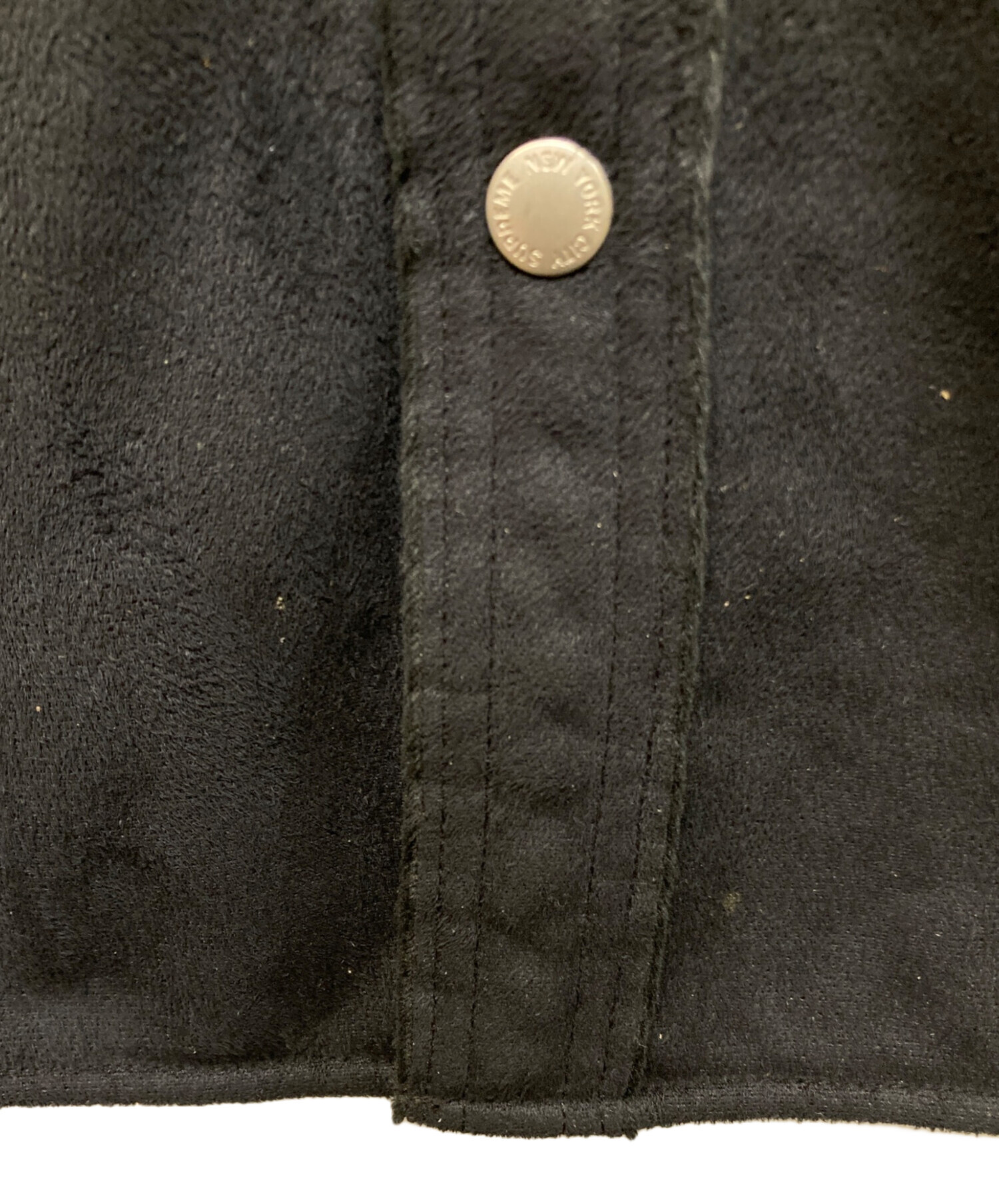 中古・古着通販】SUPREME (シュプリーム) Faux Suede Snap Shirts