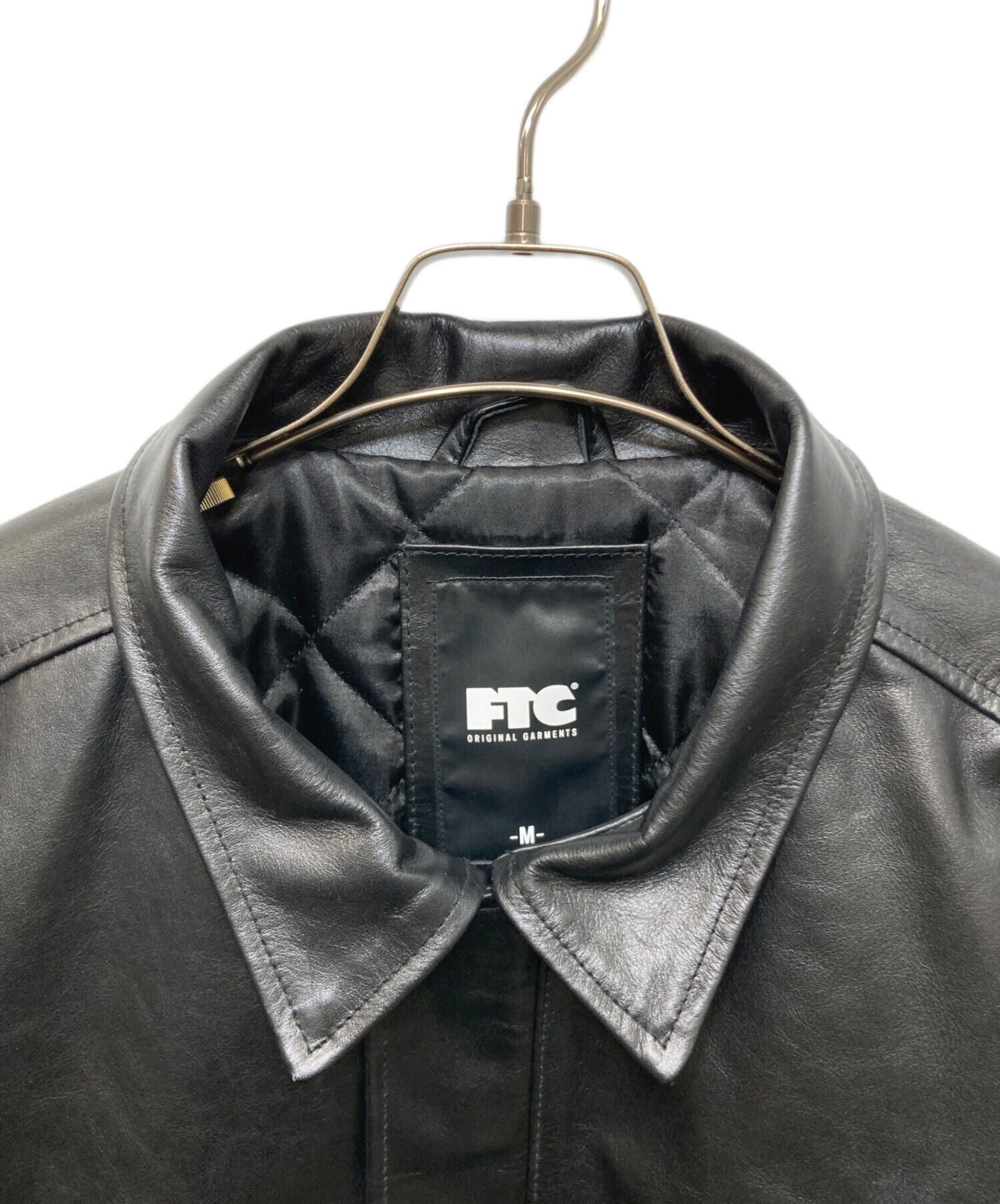 中古・古着通販】FTC (エフティーシー) LEATHER A-2 FLIGHT JACKET
