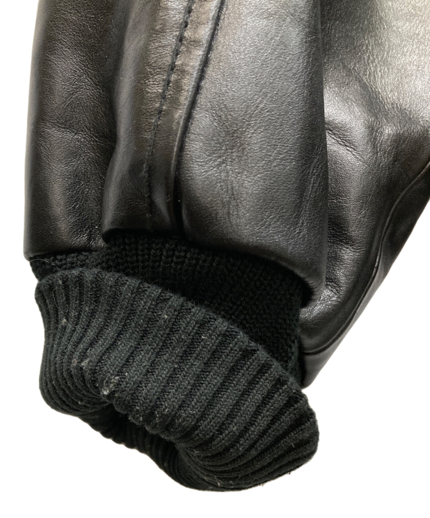 中古・古着通販】FTC (エフティーシー) LEATHER A-2 FLIGHT JACKET