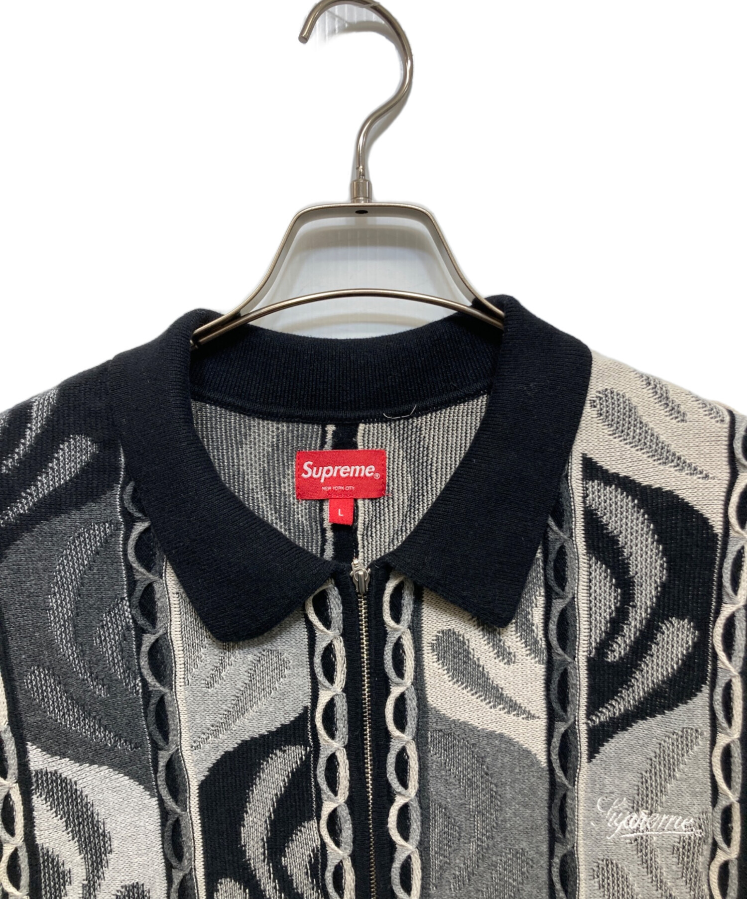 中古・古着通販】SUPREME (シュプリーム) Abstract Textured Zip Up