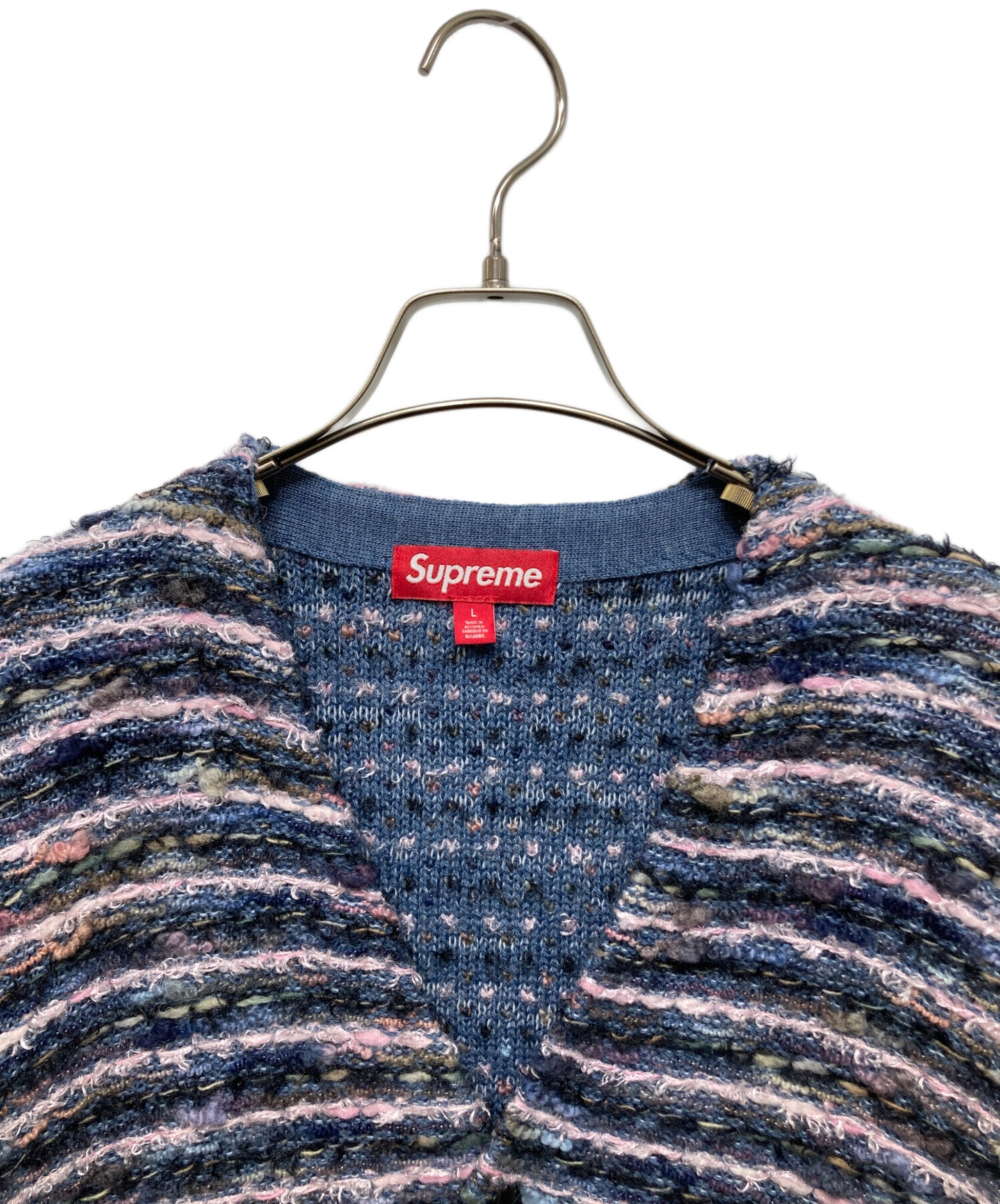 中古・古着通販】SUPREME (シュプリーム) Textured Cardigan マルチ