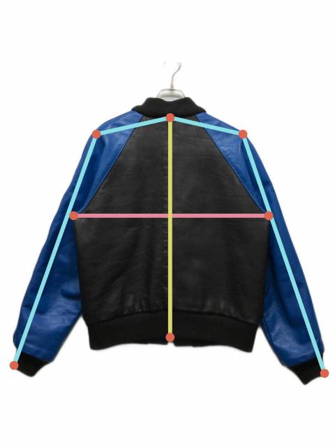 VANSON バンソン チームジャケット レザースタジャン VANSON - VANSON バンソン チームジャケット レザースタジャンの通販