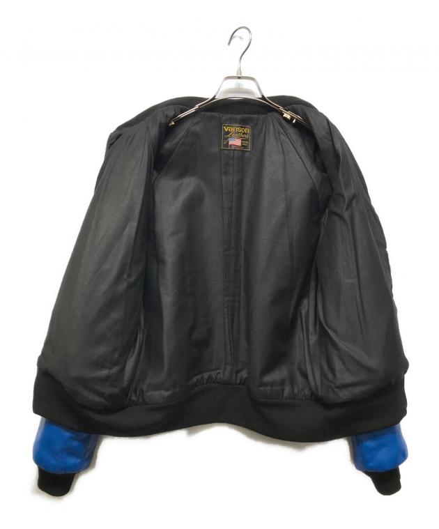 VANSON バンソン チームジャケット レザースタジャン 中古・古着通販】VANSON (バンソン) チームジャケットレザースタジャン