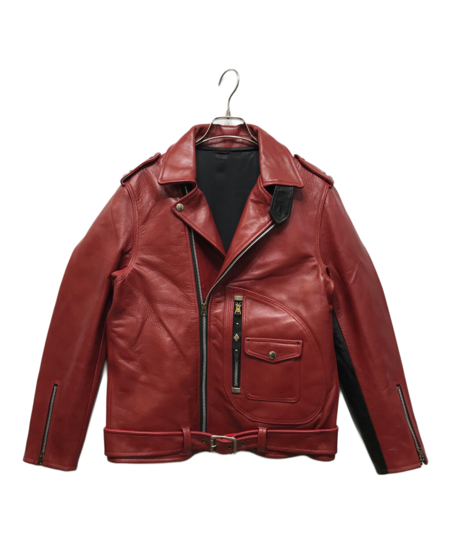 中古・古着通販】THREEFACE (スリーフェイス) ダブルライダース