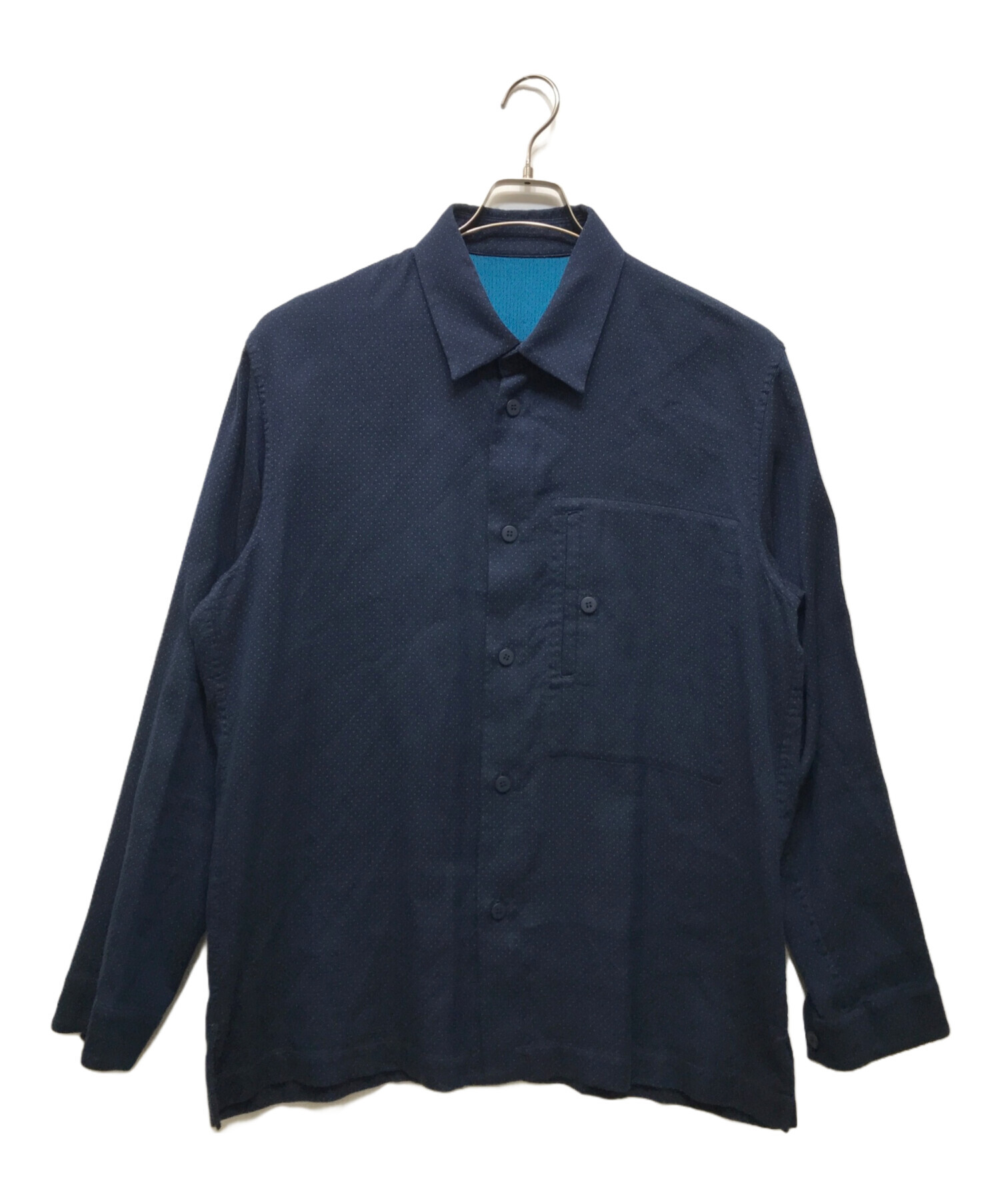 中古・古着通販】IM MEN (アイム メン) ドット柄ロングスリーブシャツ