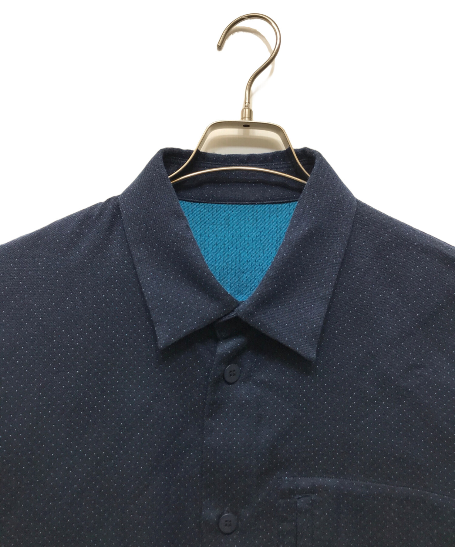 中古・古着通販】IM MEN (アイム メン) ドット柄ロングスリーブシャツ