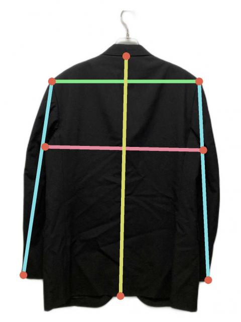 中古・古着通販】ISSEY MIYAKE (イッセイミヤケ) 90'S 3Bテーラード