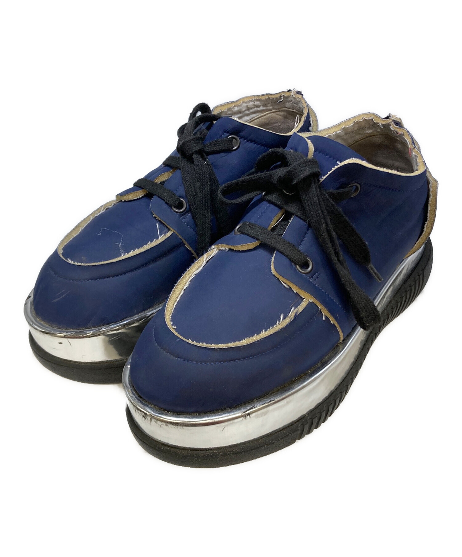 中古・古着通販】MARNI (マルニ) レースアップシューズ ブルー サイズ